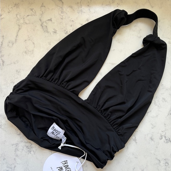 Princess Polly Black Halter Top - Picture 2 of 4